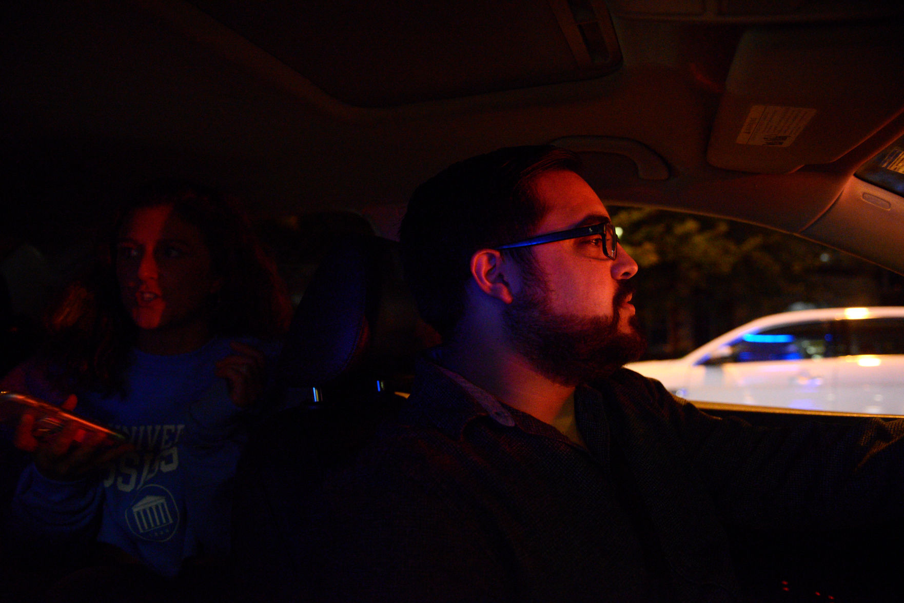 Joshua Whitaker drives Emma Cooney